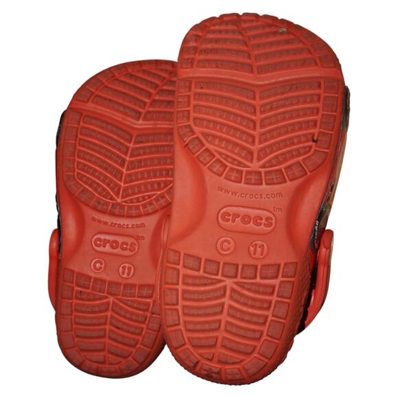 Crocs x Disney Cars Lightning McQueen Clog Red Kids Size C11 Pixar Collab - Picture 6 of 6